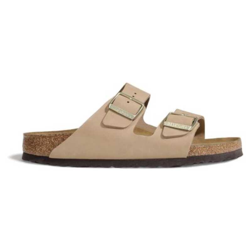 Birkenstock Beige Nubuc Leather Sandal, theFeinheit