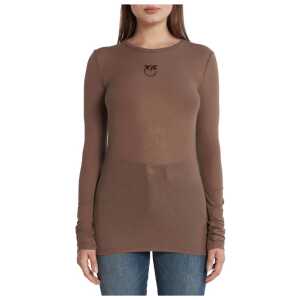 PINKO Brown Viscose Sweater