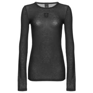 PINKO Black Viscose Sweater