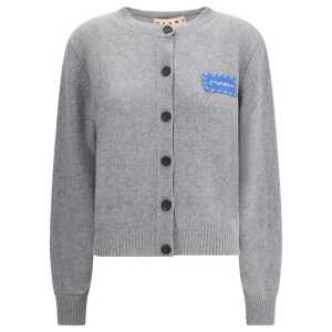Marni Cashmere Cardigan with patch