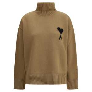 Ami Paris Ami De Coeur Turtleneck Sweater