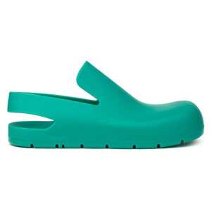 Bottega Veneta Green Cotton Slipper