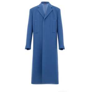 Gucci Blue Wool Coat