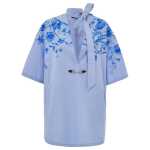 Gucci Blue Cotton Shirt