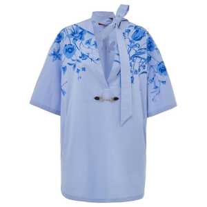 Gucci Blue Cotton Shirt