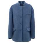 Gucci Light Blue Wool Jackets & Coat