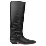 Paris Texas Black Leather Boot