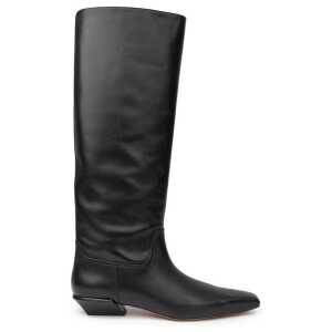 Paris Texas Black Leather Boot
