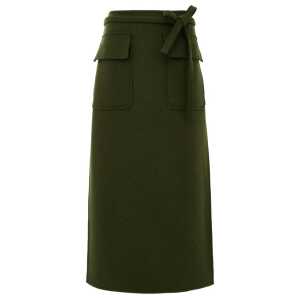 Gucci Green Wool Skirt