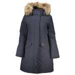 Woolrich Blue Cotton Jackets & Coat