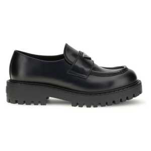 Prada Double Chocolate Loafers