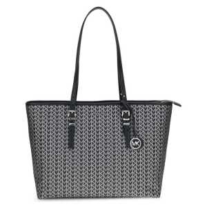Michael Kors Quinn large jacquard logo Tote Bag