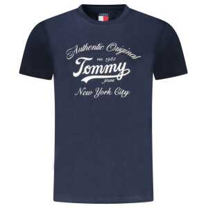 Tommy Hilfiger Blue Cotton Women T-Shirt