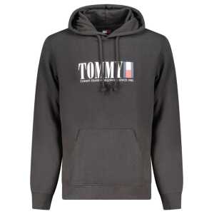 Tommy Hilfiger Black Cotton Men Sweater