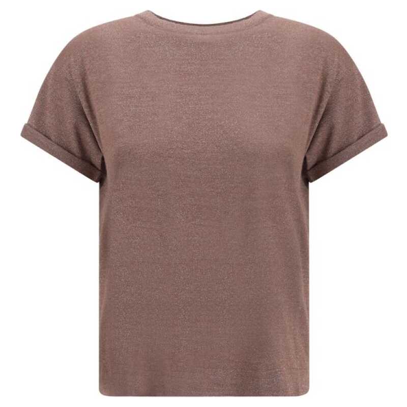 Brunello Cucinelli cashmere glitter T-shirt, theFeinheit