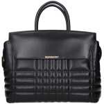 Burberry Black Leather Handbags