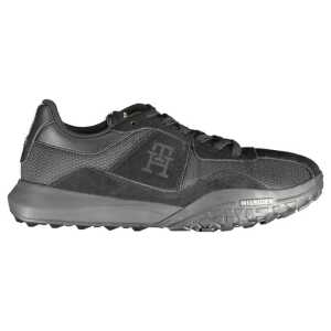 Tommy Hilfiger Black Polyester Sneaker