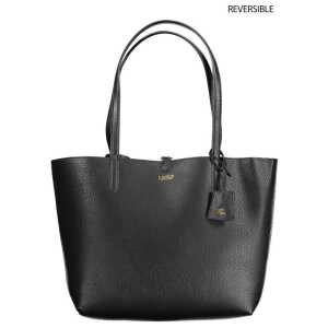 Ralph Lauren Black Leather Handbag
