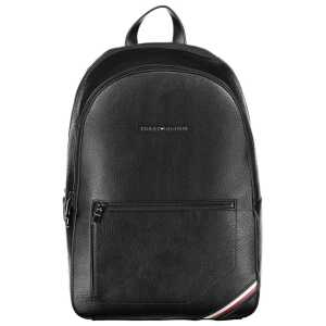 Tommy Hilfiger Black Polyethylene Backpack