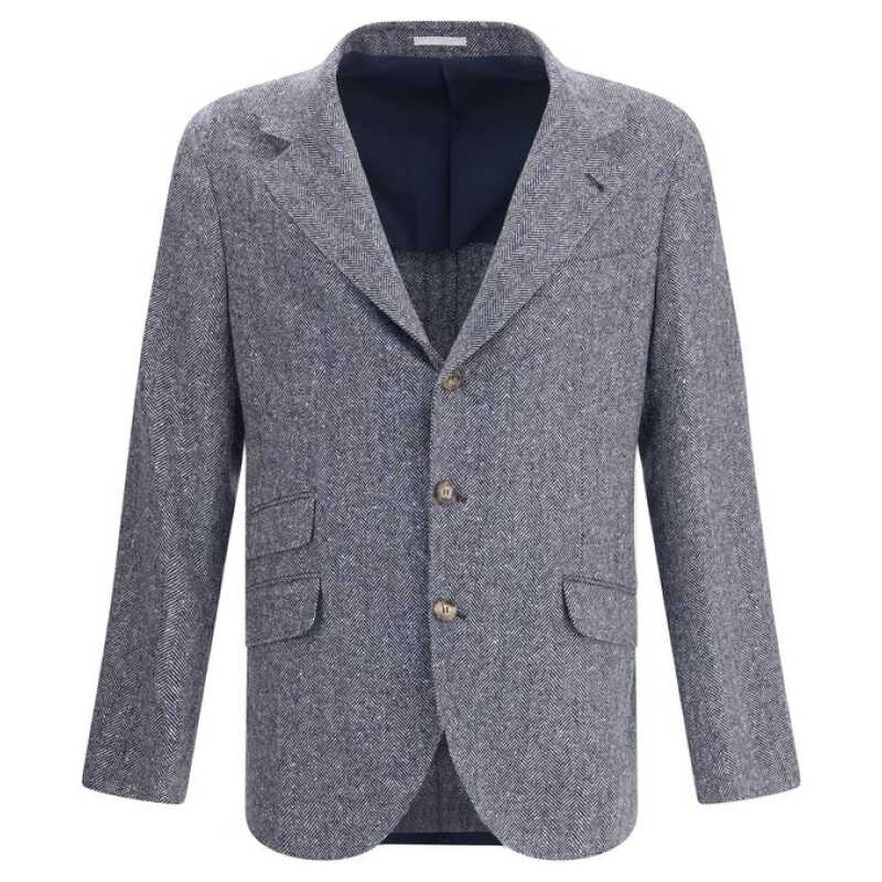 Brunello Cucinelli Herringbone Blazer, theFeinheit