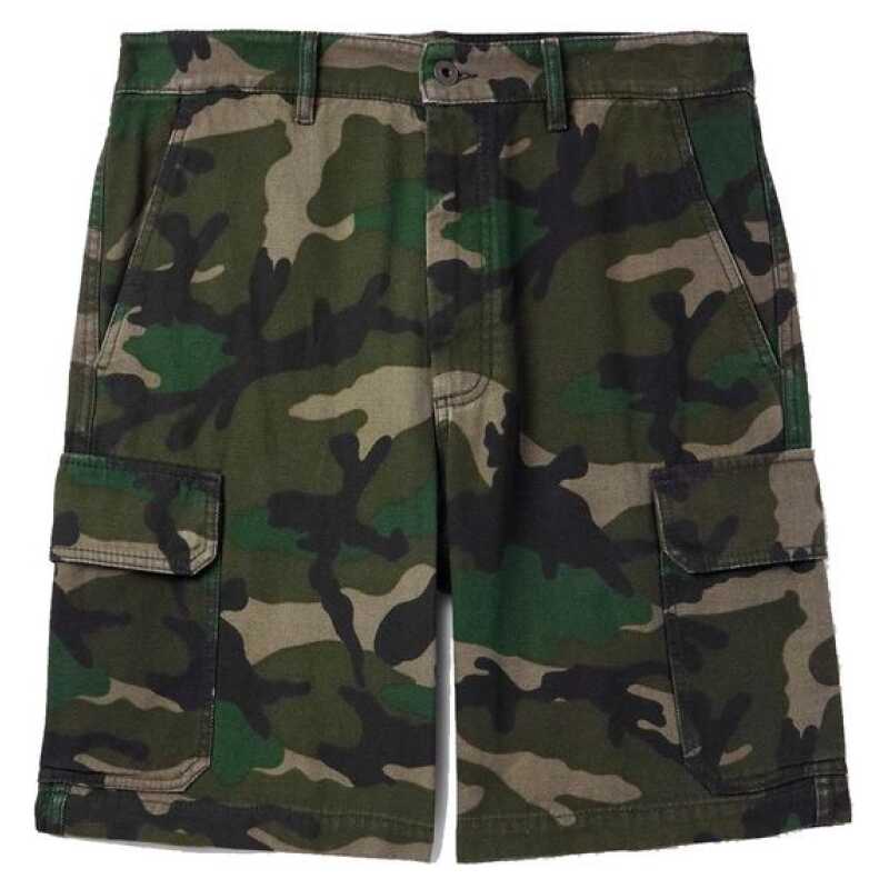 Valentino Camouflage Cargo Shorts, theFeinheit