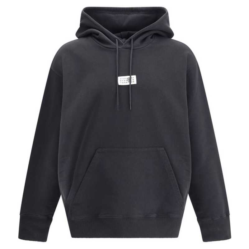 MM6 Cotton Hoodie with logo, theFeinheit