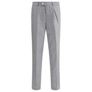 Brunello Cucinelli Cashmere-silk flannel Pants