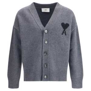 Ami Paris Ami De Coeur Cardigan