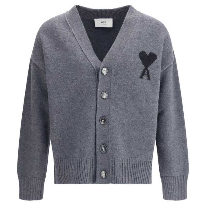 Ami Paris Ami De Coeur Cardigan, theFeinheit