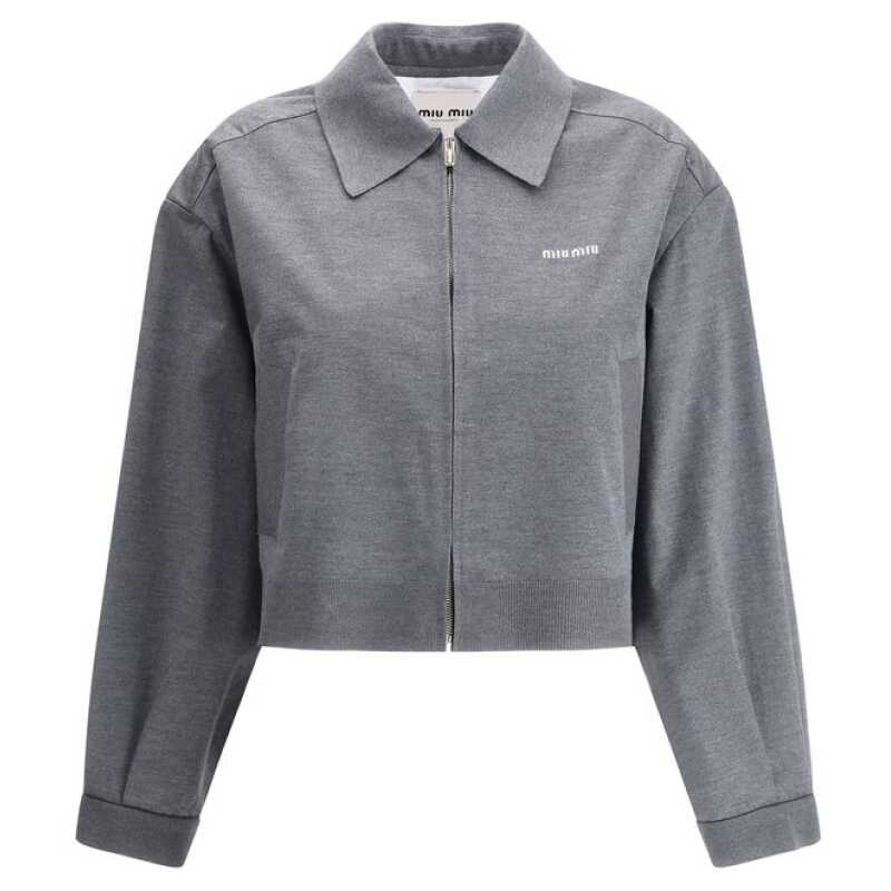 Miu Miu Mélange zip Jacket, theFeinheit
