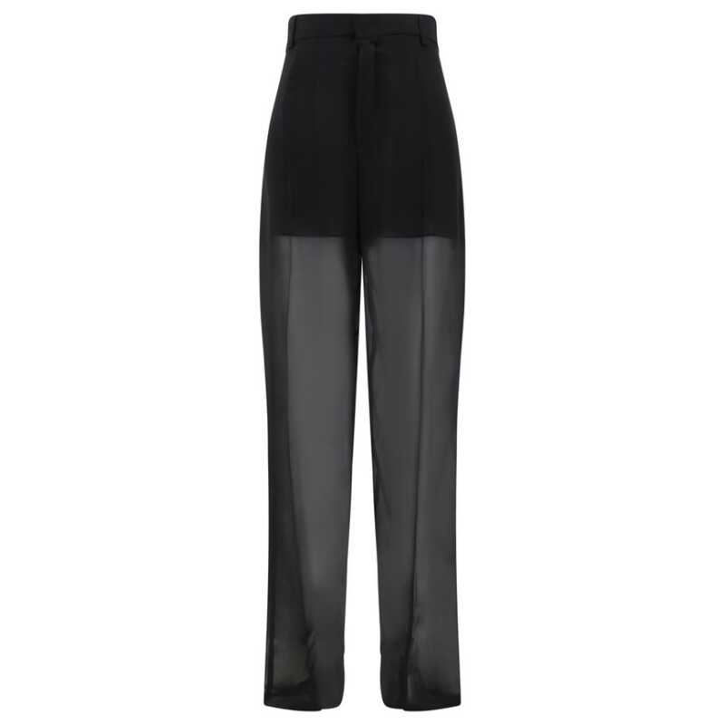 Blumarine Semi-sheer georgette Pants, theFeinheit