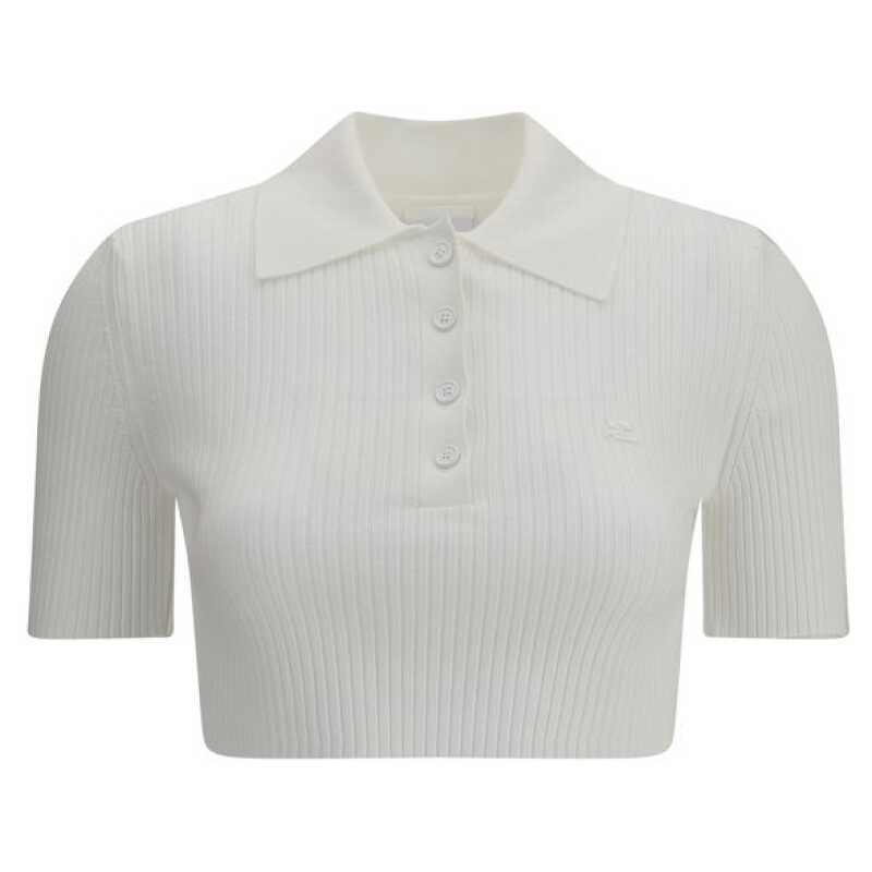 Courrèges Cropped Polo Shirt, theFeinheit