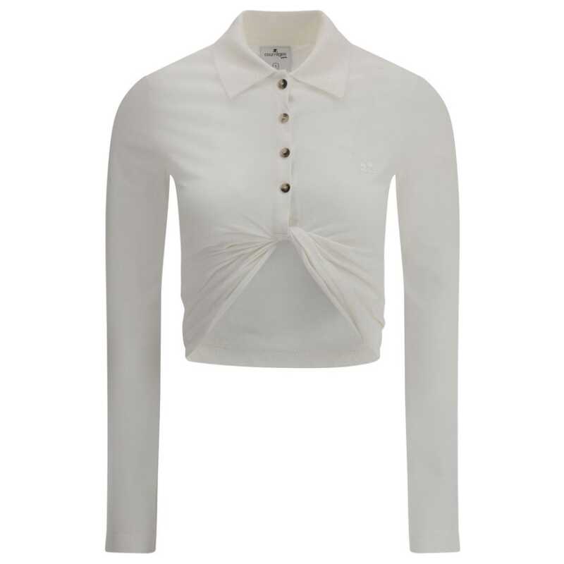 Courrèges Polo with twisted detail, theFeinheit