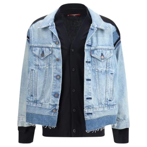 Junya Watanabe Denim Jacket with Cardigan