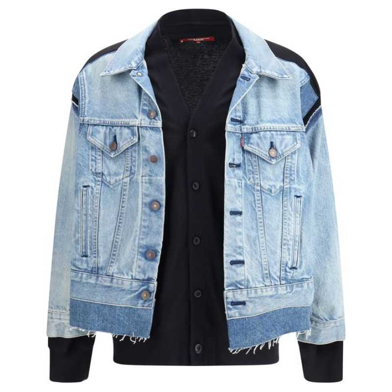 Junya Watanabe Denim Jacket with Cardigan, theFeinheit