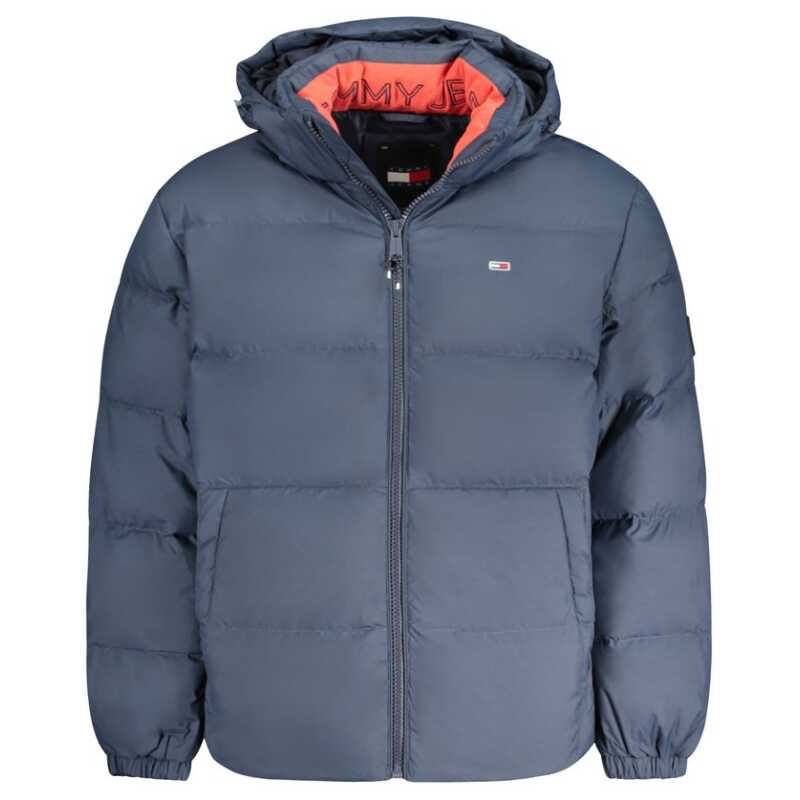 Tommy Hilfiger Blue Polyester Men Jacket, theFeinheit