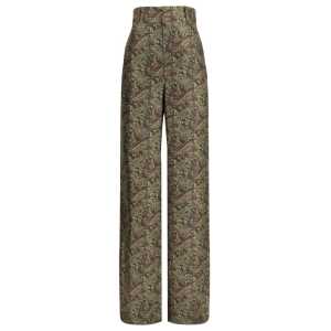 Saint Laurent Paisley patterned silk Pants
