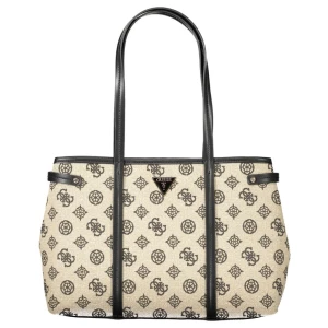 Guess Jeans Beige Cotton Women Handbag