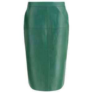 P.A.R.O.S.H. Leather midi Skirt