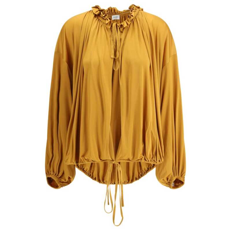 Saint Laurent Jersey Blouse, theFeinheit