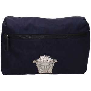 Versace Blue Fabric Backpacks