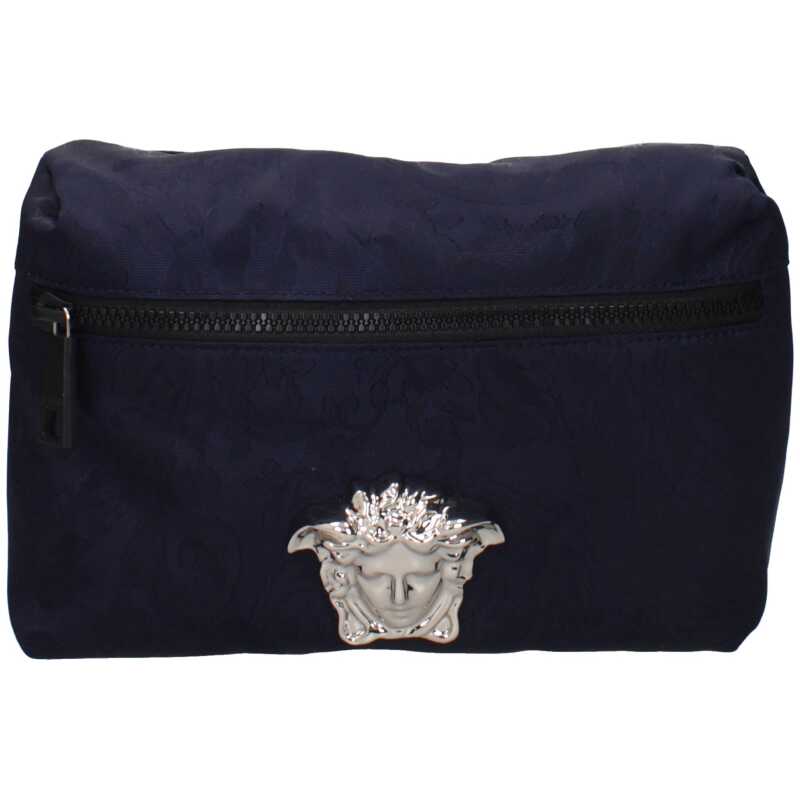 Versace Blue Fabric Backpacks, theFeinheit