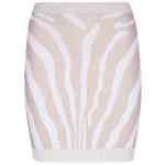 Balmain Zebra knit short skirt