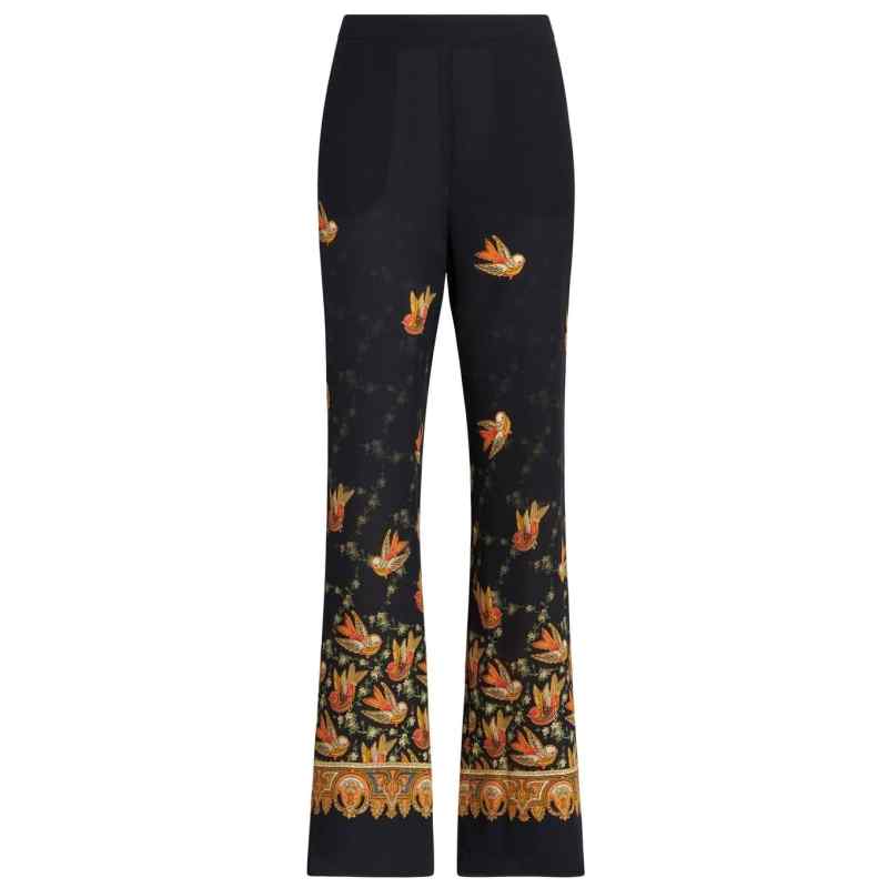 Etro Straight trousers with paisley print Etro Straight trousers with paisley print, theFeinheit