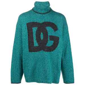 Dolce & Gabbana intarsia-knit logo jumper