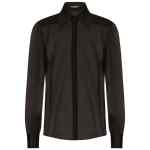 Dolce & Gabbana Silk chiffon shirt with satin details