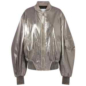 The Attico Coats Silver
