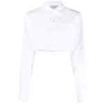 Coperni Cropped cotton shirt