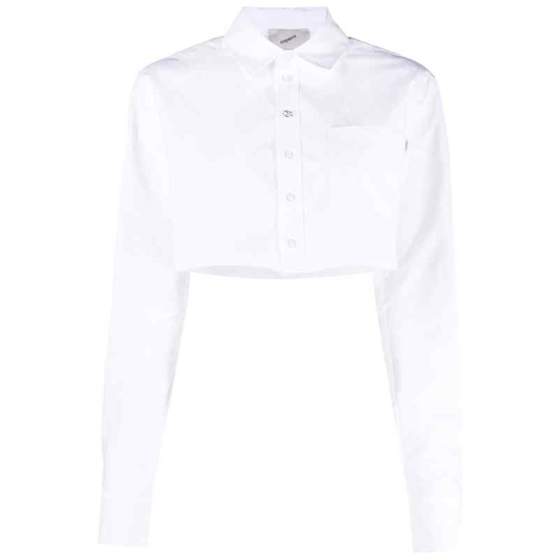 Coperni Cropped cotton shirt, theFeinheit