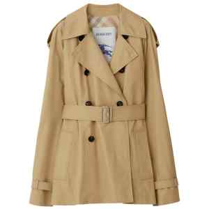 Burberry Belted Cotton Trench Coat